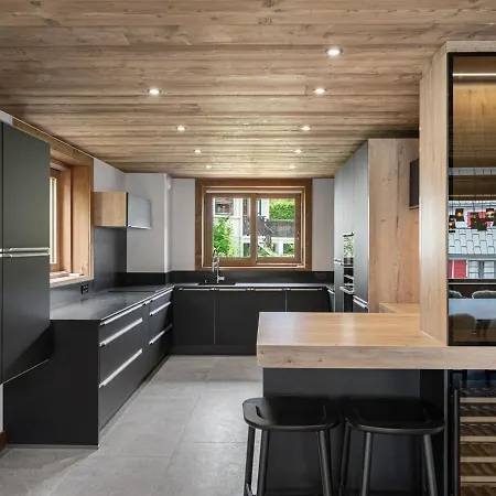 Chalet De Luxe A 2 Pas Des Pistes Avec Piscine, Sauna Et Salle De Sport - Fr-1-569-134 Megève