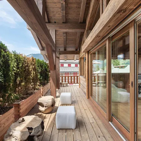De Luxe A 2 Pas Des Pistes Avec Piscine, Sauna Et Salle De Sport - Fr-1-569-134 * Megève