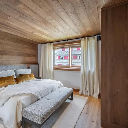 De Luxe A 2 Pas Des Pistes Avec Piscine, Sauna Et Salle De Sport - Fr-1-569-134 * Megève